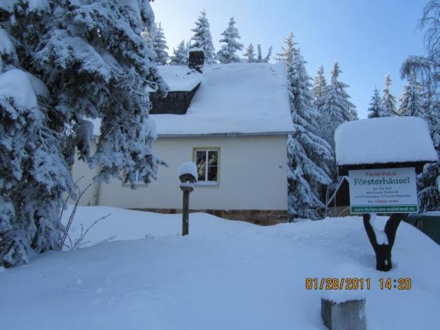 Ferienhaus Ferien Am Waldrand Altenberg Bagian luar foto
